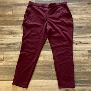Express leggings. Maroon. Xl